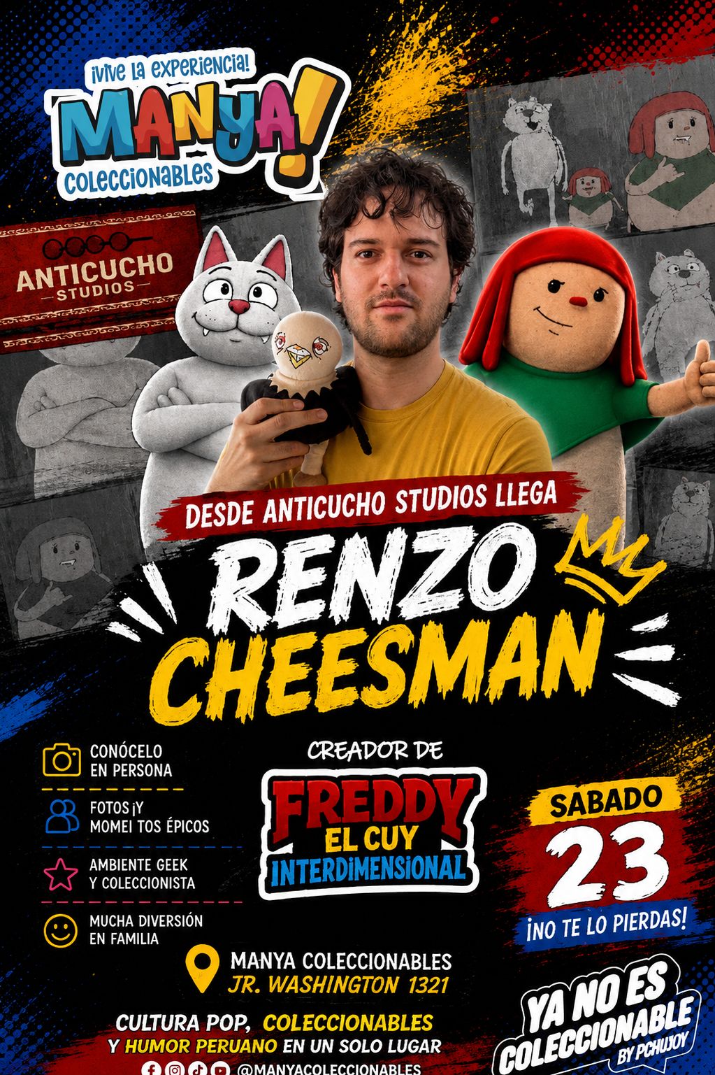 Renzo Cheesman en Feria Manya